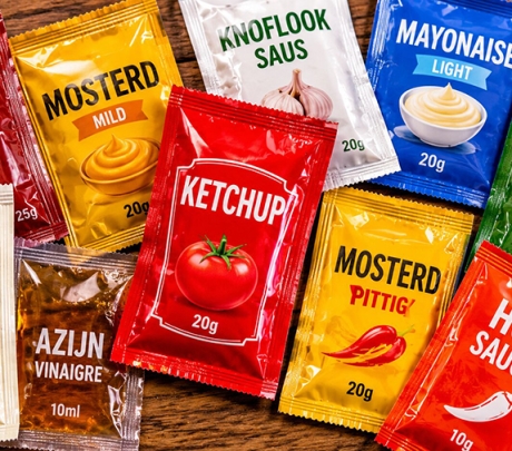 Geen plastic sauszakjes meer in bars en restaurants